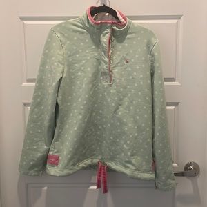 Joules Mint Green Polka Dot Sweatshirt, Sz. 10.